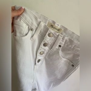 White High Rise Skinny jeans size 24 from Madewell